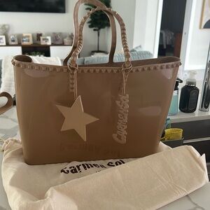 Carmen Sol Tan Tote Bag